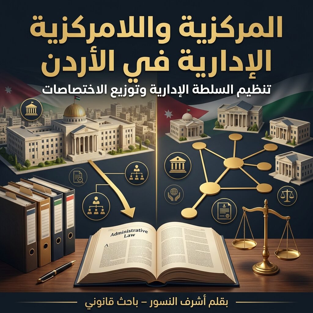 المركزية واللامركزية الإدارية في الأردن
