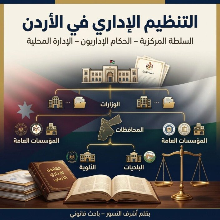 التنظيم الإداري في الأردن